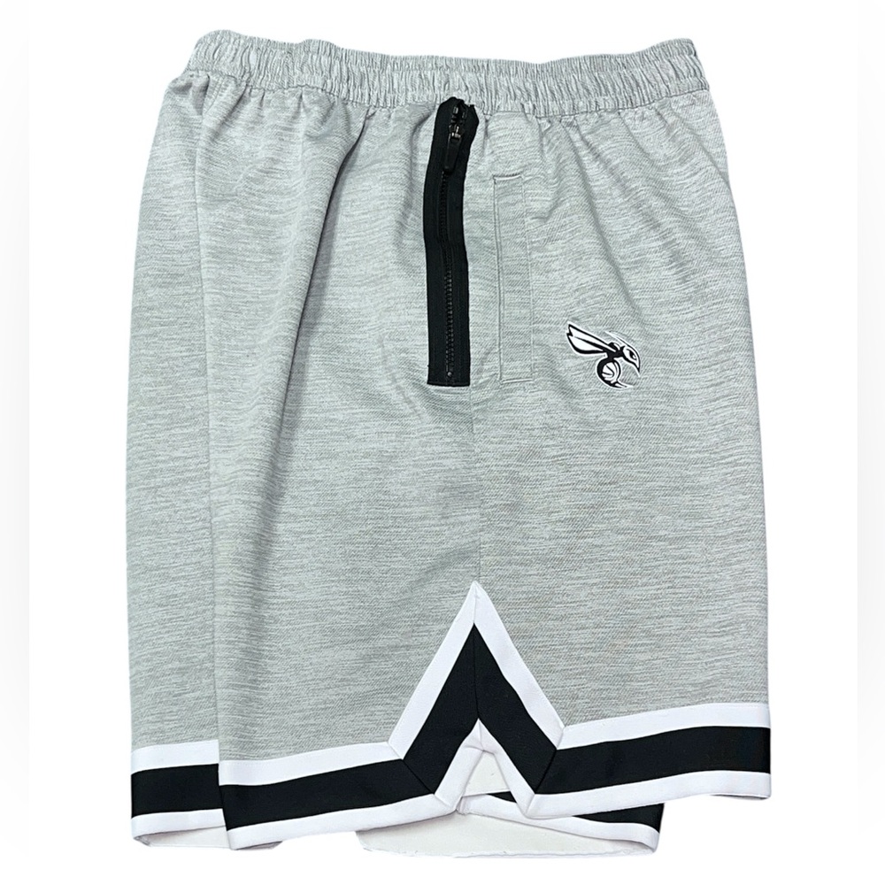 Nike Jordan Men's Charlotte Hornets Team Issued Gray Shorts Size XLT - Picture 5 of 7
